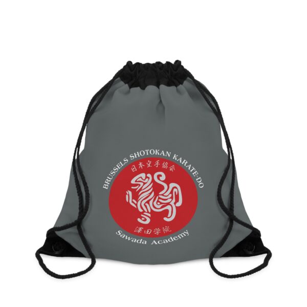 Drawstring Bag White Text - Image 2