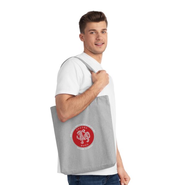 Woven Tote Bag Dojo Logo White Text - Image 8