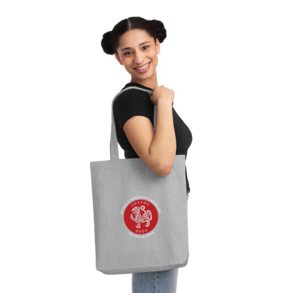 Woven Tote Bag Dojo Logo White Text - Image 5