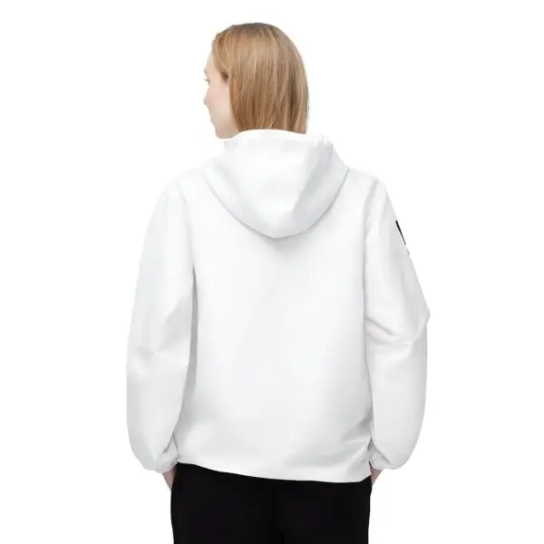 White Windbreaker Jacket - Perfect for when getting out of the DOJO.  Belgium flag on the right sleeve with JKA and Belgium text - Image 4