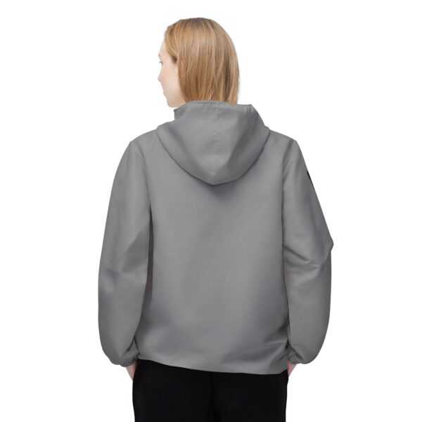 Grey Windbreaker Jacket - Perfect for when getting out of the DOJO.  Belgium flag on the right sleeve with JKA and Belgium text - Image 4