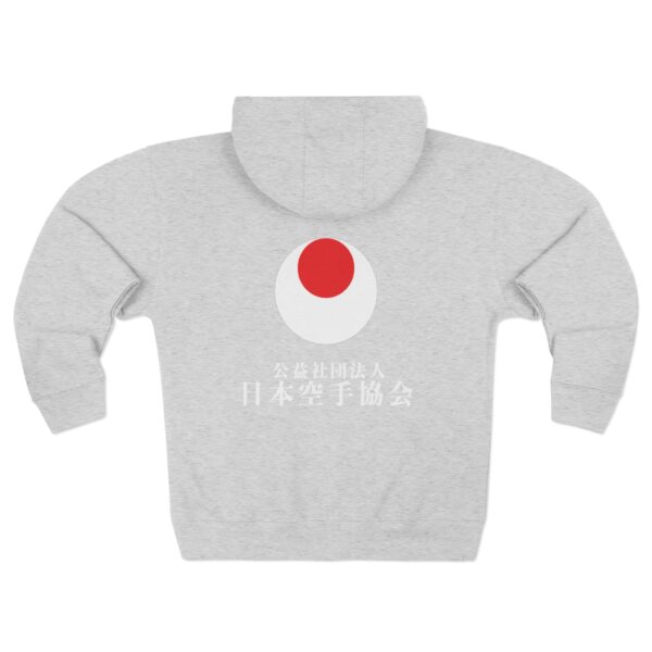 Unisex Zip Hoodie JKA logo on back - Image 6