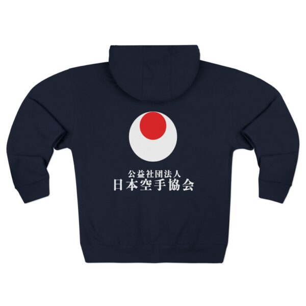 Unisex Zip Hoodie JKA logo on back - Image 14