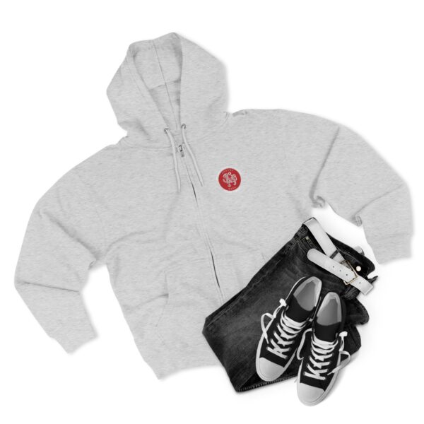 Unisex Zip Hoodie JKA logo on back - Image 7