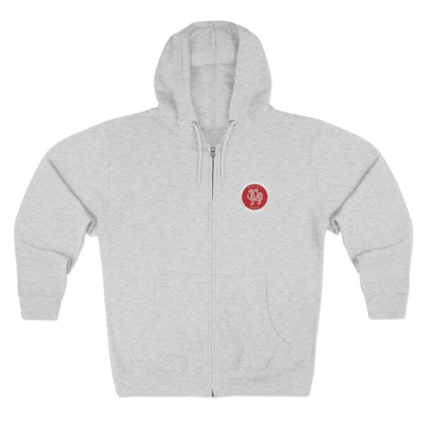 Unisex Zip Hoodie JKA logo on back - Image 5