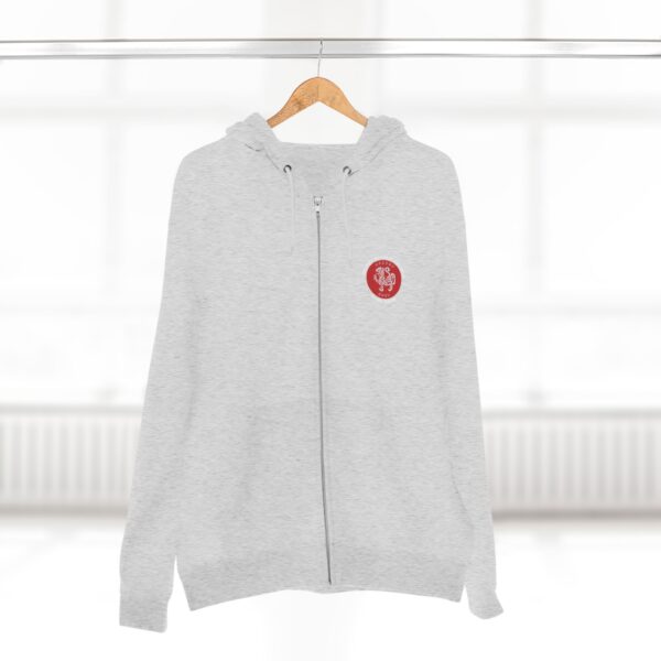 Unisex Zip Hoodie JKA logo on back - Image 8